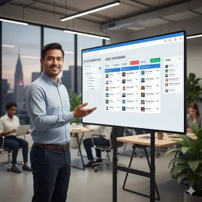 แอปพลิเคชันบริหารจัดการเอกสารและภารกิจองค์กร