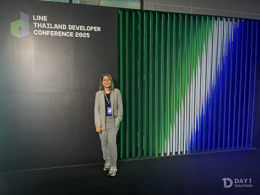 บรรยากาศฉากถ่ายภาพประจำงาน LINE Thailand Developer Conference 2025