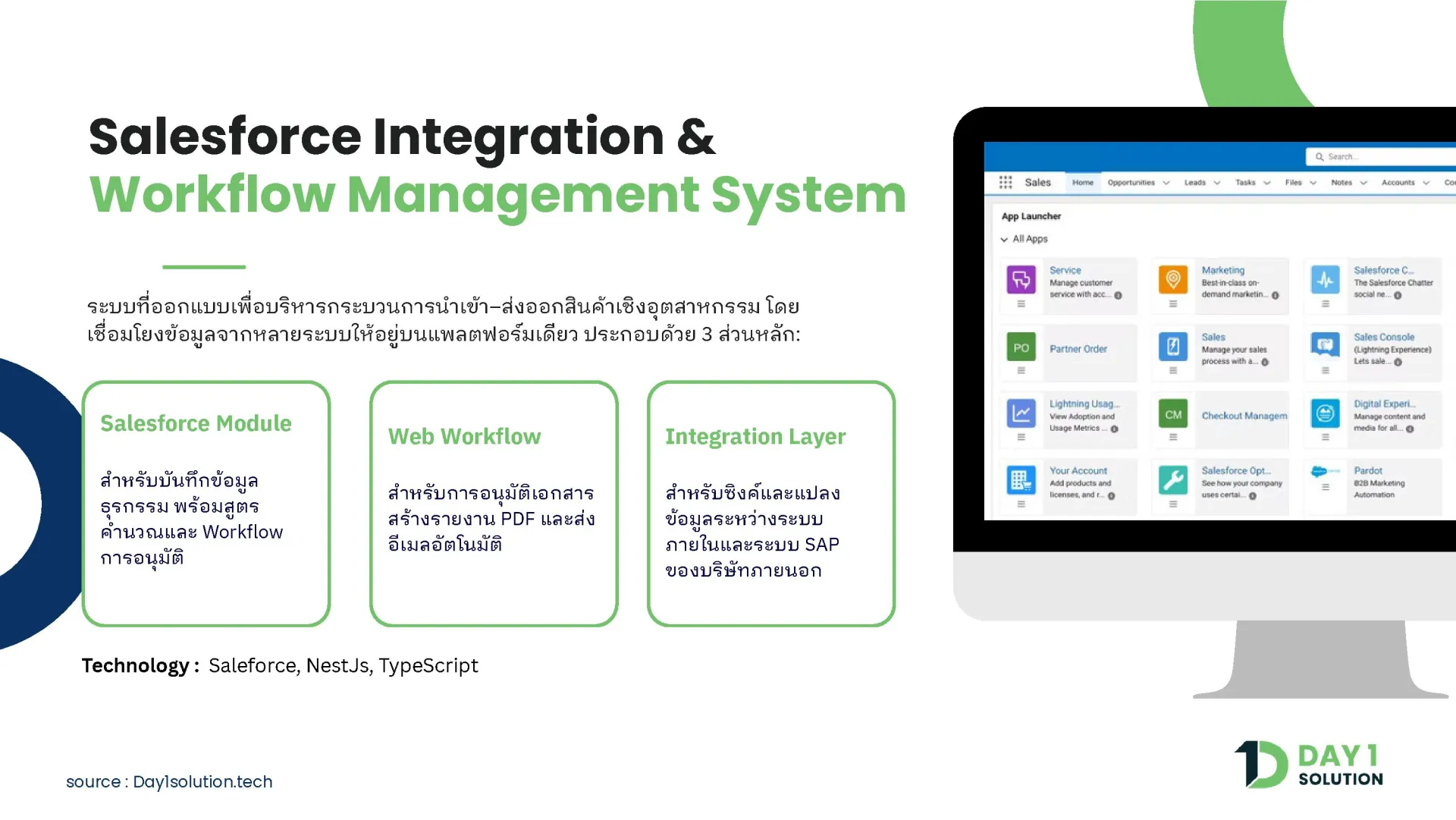 เชื่อมต่อ Salesforce กับ SAP